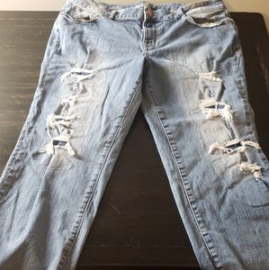 Maurices Size 16 Distressed Jeans